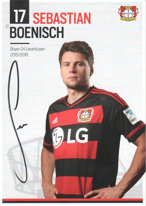 Autogramm Fussball | Bayer Leverkusen | 2015 | Sebastian BOENISCH