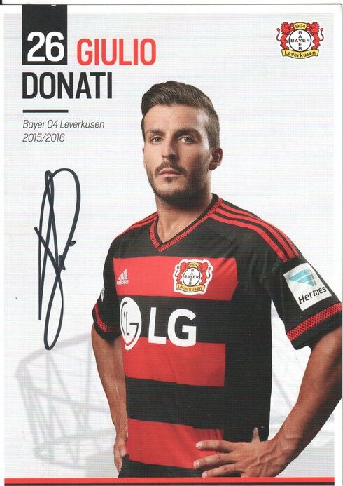 Autogramm Fussball | Bayer Leverkusen | 2015 | Giulio DONATI