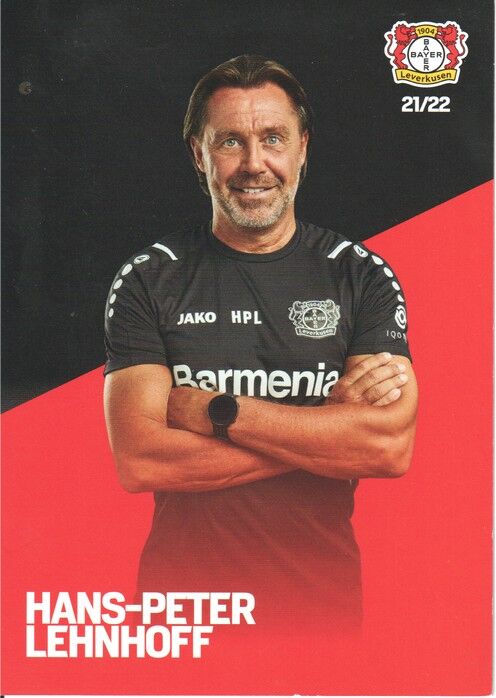 Autogramm Fussball | Bayer Leverkusen | 2021 | Hans-Peter LEHNHOFF