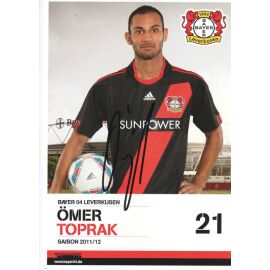 Autogramm Fussball | Bayer Leverkusen | 2011 | Ömer TOPRAK