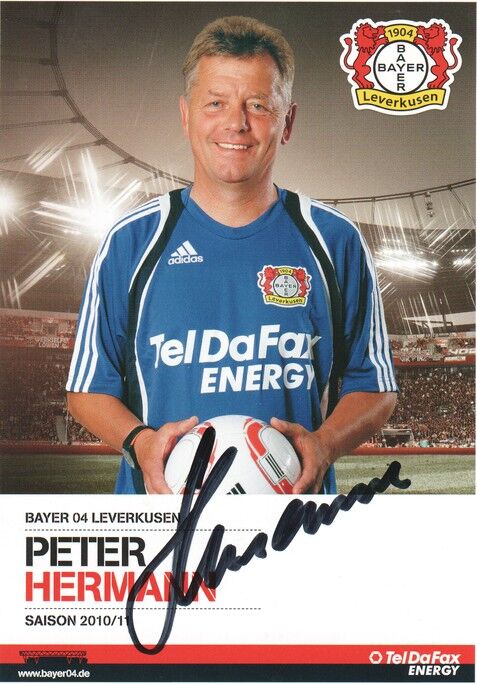Autogramm Fussball | Bayer Leverkusen | 2010 | Peter HERMANN