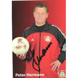 Autogramm Fussball | Bayer Leverkusen | 2002 | Peter HERMANN