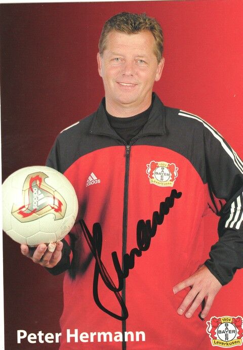 Autogramm Fussball | Bayer Leverkusen | 2002 | Peter HERMANN