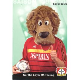 AK Fussball | Bayer Leverkusen | 1999 | BRIAN THE LION (Maskottchen)