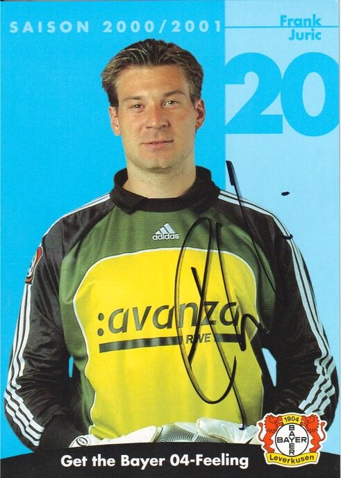 Autogramm Fussball | Bayer Leverkusen | 2000 | Frank JURIC