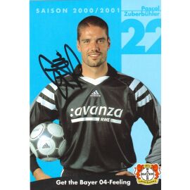 Autogramm Fussball | Bayer Leverkusen | 2000 | Pascal ZUBERBÜHLER