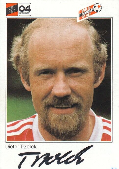 Autogramm Fussball | Bayer Leverkusen | 1983 | Dieter TRZOLEK