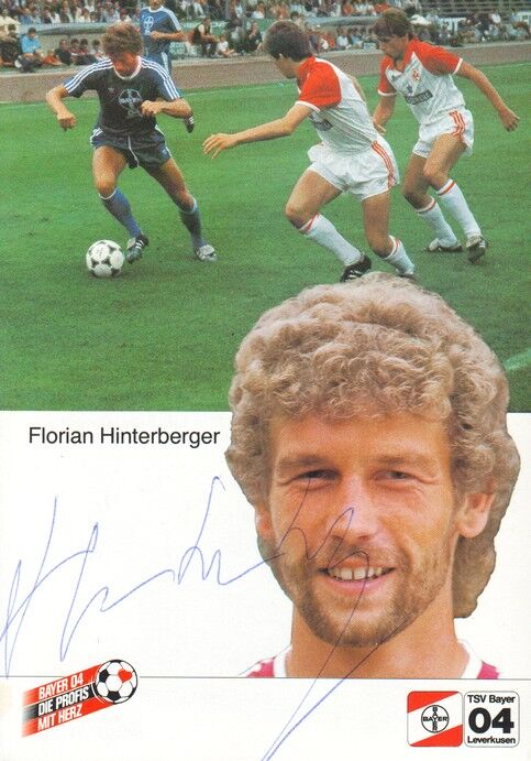 Autogramm Fussball | Bayer Leverkusen | 1985 | Florian HINTERBERGER