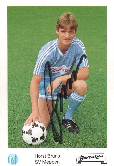 Autogramm Fussball | SV Meppen | 1988 | Horst BRUNS