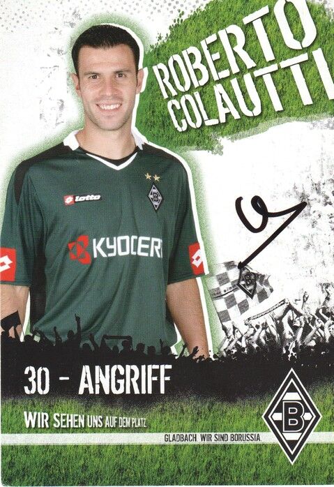 Autogramm Fussball | Borussia Mönchengladbach | 2007 | Roberto COLAUTTI