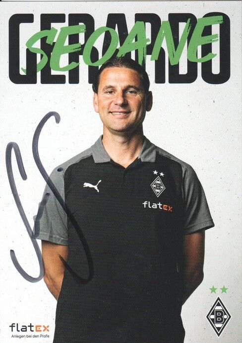 Autogramm Fussball | Borussia Mönchengladbach | 2023 | Gerardo SEOANE