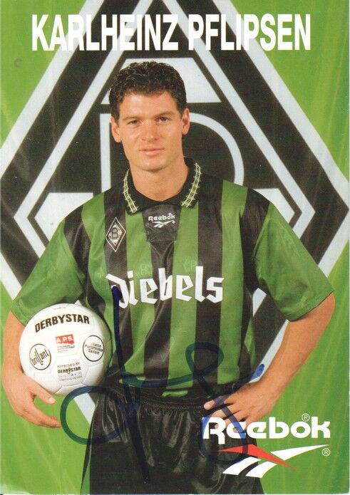 Autogramm Fussball | Borussia Mönchengladbach | 1995 | Karl-Heinz PFLIPSEN (2)
