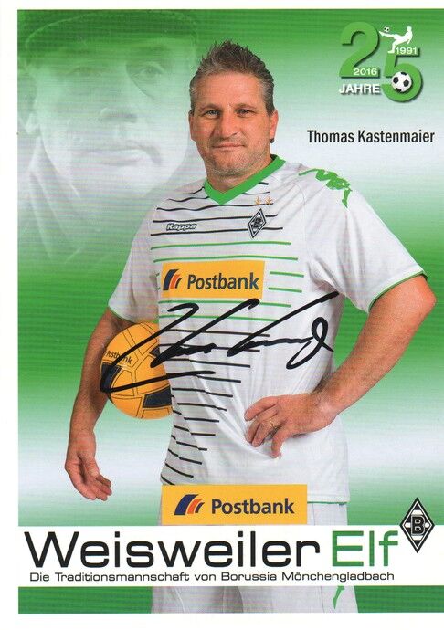 Autogramm Fussball | Borussia Mönchengladbach | 2016 TM | Thomas KASTENMAIER