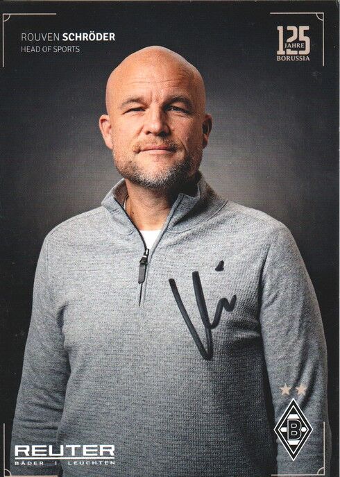 Autogramm Fussball | Borussia Mönchengladbach | 2025 | Rouven SCHRÖDER