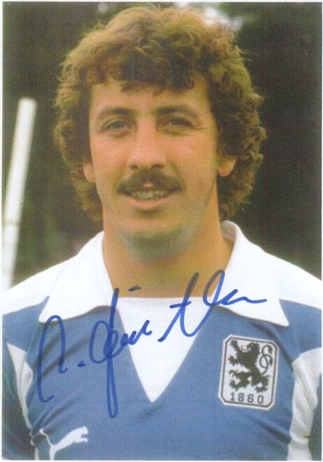 Autogramm Fussball | TSV 1860 München | 1970er Retro | Rolf GÜNTER (Portrait Color)