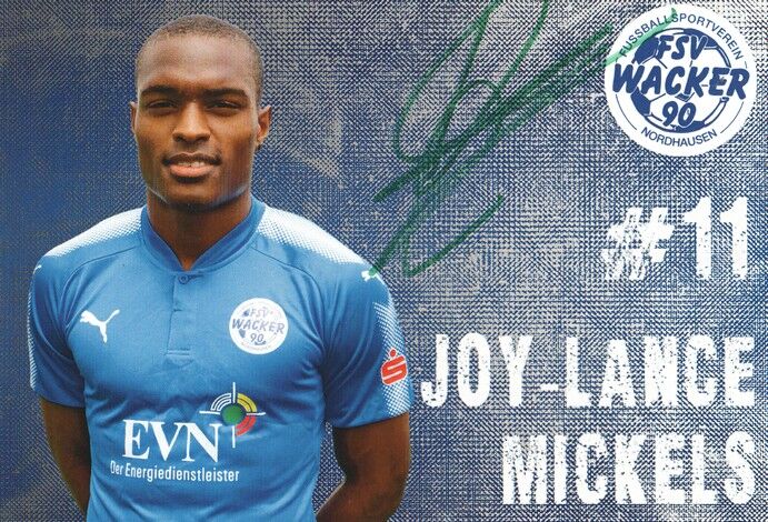 Autogramm Fussball | FSV Wacker 90 Nordhausen | 2010er | Joy-Lance MICKELS