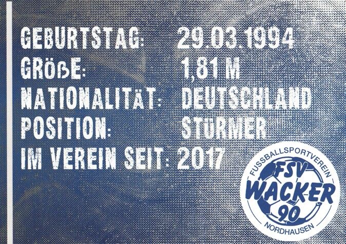 Autogramm Fussball | FSV Wacker 90 Nordhausen | 2010er | Joy-Lance MICKELS
