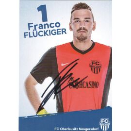 Autogramm Fussball | FC Oberlausitz Neugersdorf | 2016 | Franco FLÜCKIGER