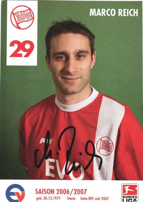 Autogramm Fussball | Kickers Offenbach | 2006 | Marco REICH