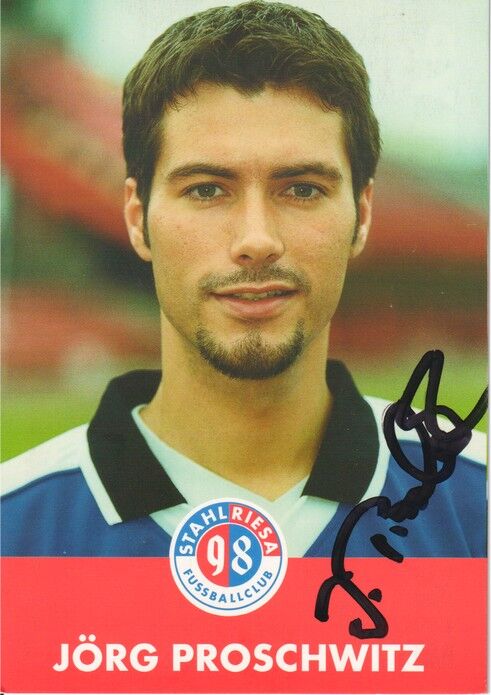 Autogramm Fussball | BSG Stahl Riesa | 2001 | Jörg PROSCHWITZ