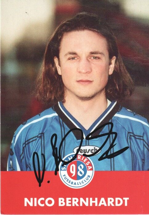 Autogramm Fussball | BSG Stahl Riesa | 2001 | Nico BERNHARDT