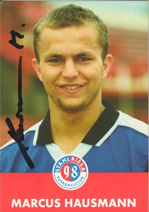 Autogramm Fussball | BSG Stahl Riesa | 2001 | Marcus HAUSMANN