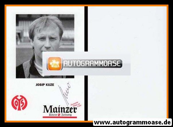 Autogramm Fussball | FSV Mainz 05 | 1992 | Josip KUZE
