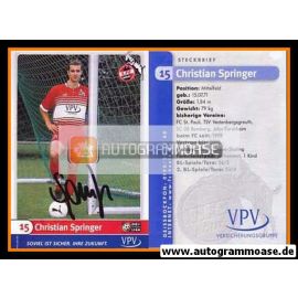 Autogramm Fussball | 1. FC Köln | 1999 | Christian SPRINGER