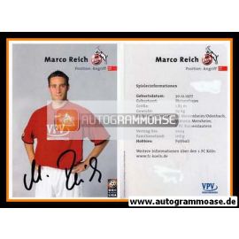Autogramm Fussball | 1. FC Köln | 2001 | Marco REICH