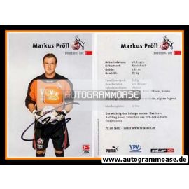 Autogramm Fussball | 1. FC Köln | 2002 | Markus PRÖLL