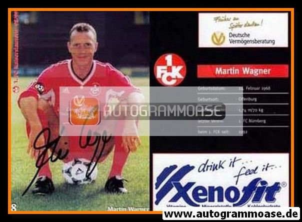 Autogramm Fussball | 1. FC Kaiserslautern | 1998 | Martin WAGNER