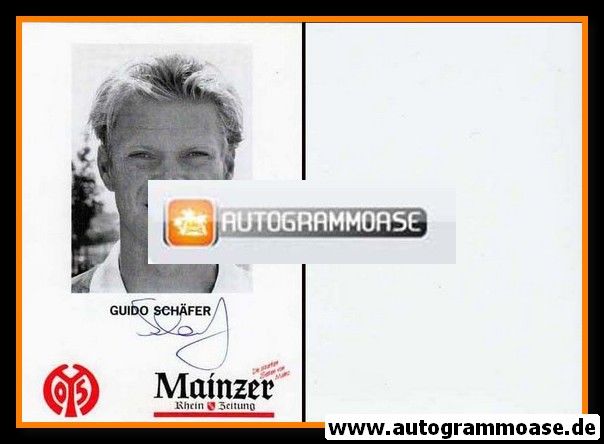 Autogramm Fussball | FSV Mainz 05 | 1993 | Guido SCH&Auml;FER