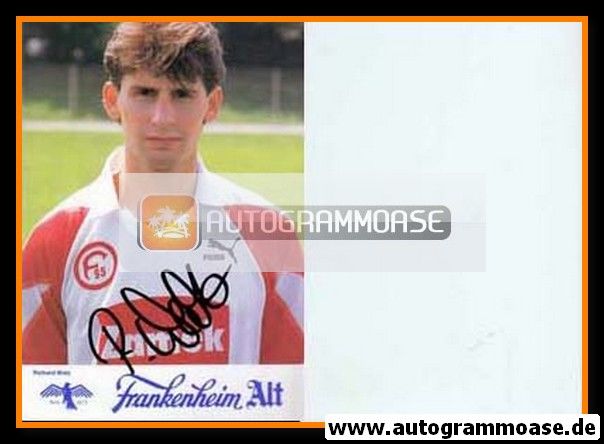 Autogramm Fussball | Fortuna Düsseldorf | 1990 | Richard WALZ