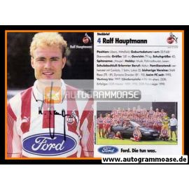 Autogramm Fussball | 1. FC Köln | 1995 | Ralf HAUPTMANN