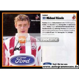 Autogramm Fussball | 1. FC Köln | 1995 | Michael RÖSELE