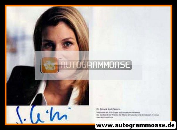 Autogramm Politik | FDP | Silvana KOCH-MEHRIN | 2000er (Portrait Color)