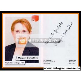 Autogramm Politik | SPD | Margret GOTTSCHLICH | 2000er (Portrait Color)