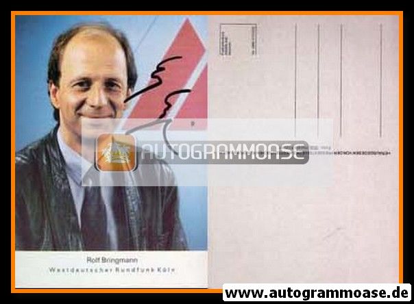 Autogramm TV | WDR | Rolf BRINGMANN | 1980er (Portrait Color)