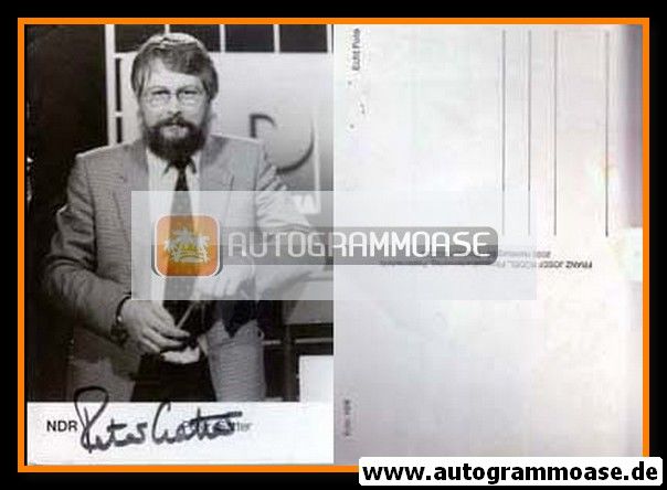 Autogramm TV | NDR | Peter GATTER | 1980er (Portrait SW)
