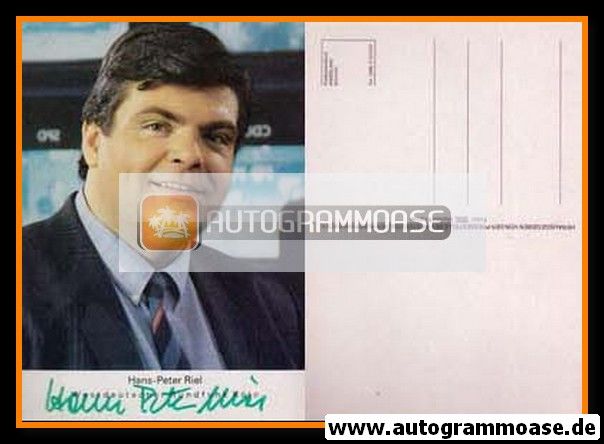 Autogramm TV | WDR | Hans-Peter RIEL | 1990er (Portrait Color)