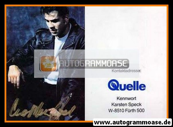Autogramm Schauspieler | Karsten SPECK | 1990er (Portrait Color) Quelle 1