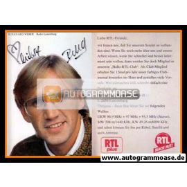 Autogramm TV | RTL | Burkhard WEBER | 1980er (Portrait Color) 1
