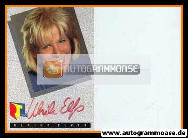 Autogramm TV | RTL | Ulrike VON DER GROEBEN | 1980er (Portrait Color)