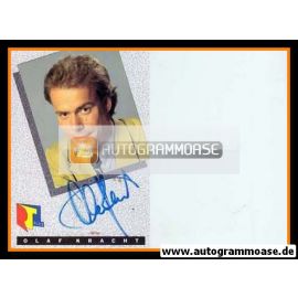 Autogramm TV | RTL | Olaf KRACHT | 1980er (Portrait Color)