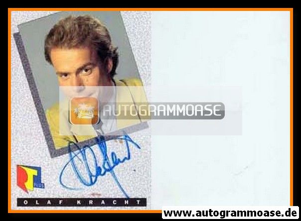 Autogramm TV | RTL | Olaf KRACHT | 1980er (Portrait Color)