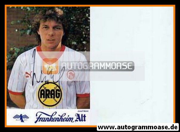 Autogramm Fussball | Fortuna Düsseldorf | 1985 | Josef WEIKL