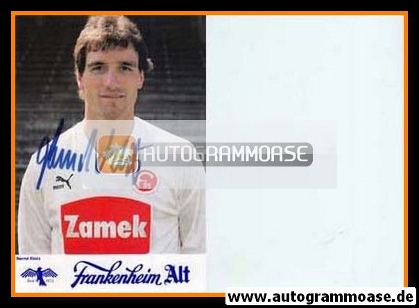 Autogramm Fussball | Fortuna Düsseldorf | 1988 | Bernd KLOTZ