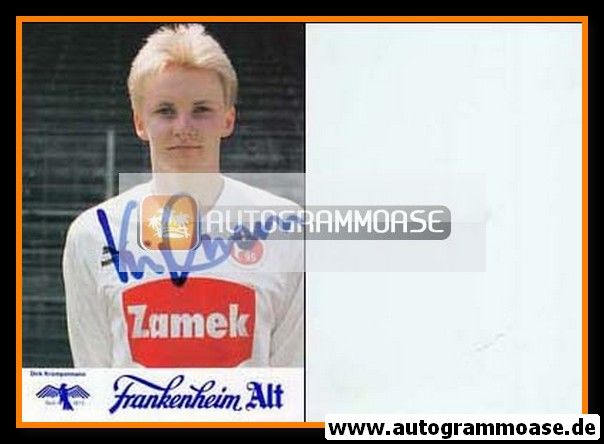 Autogramm Fussball | Fortuna Düsseldorf | 1988 | Dirk KRÜMPELMANN