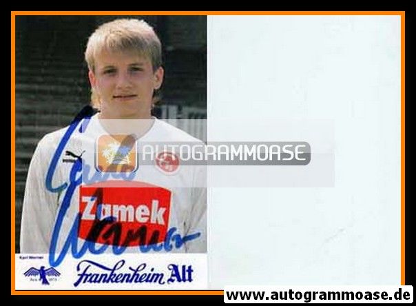 Autogramm Fussball | Fortuna Düsseldorf | 1988 | Karl WERNER