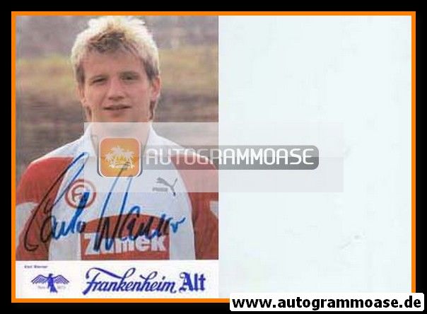 Autogramm Fussball | Fortuna Düsseldorf | 1991 | Karl WERNER